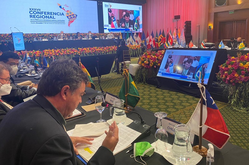 Ministro Valenzuela Foro Internacional FAO