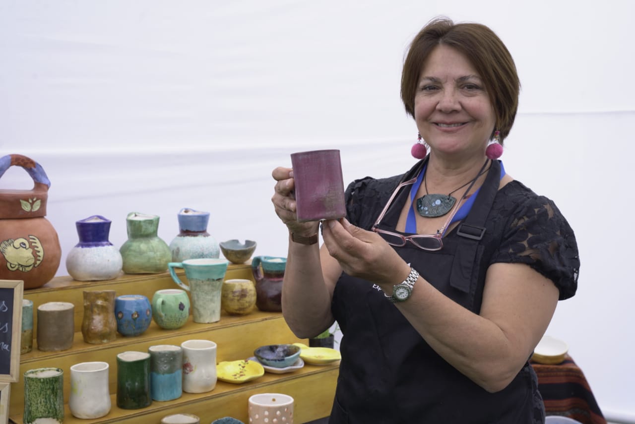 Laura León, artesana de La Huayca y usuaria INDAP
