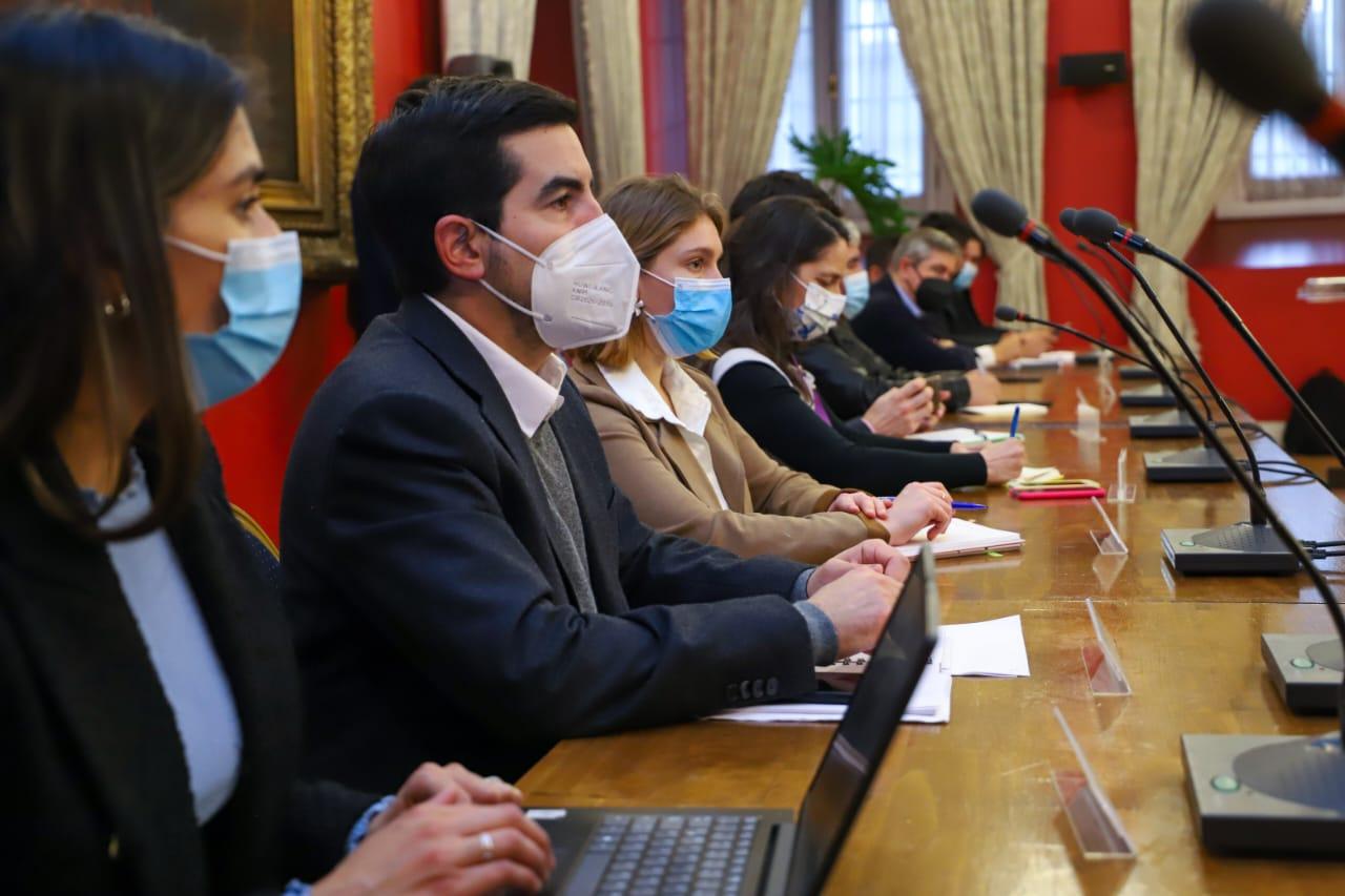 Santiago Rojas en la cita de la comisión