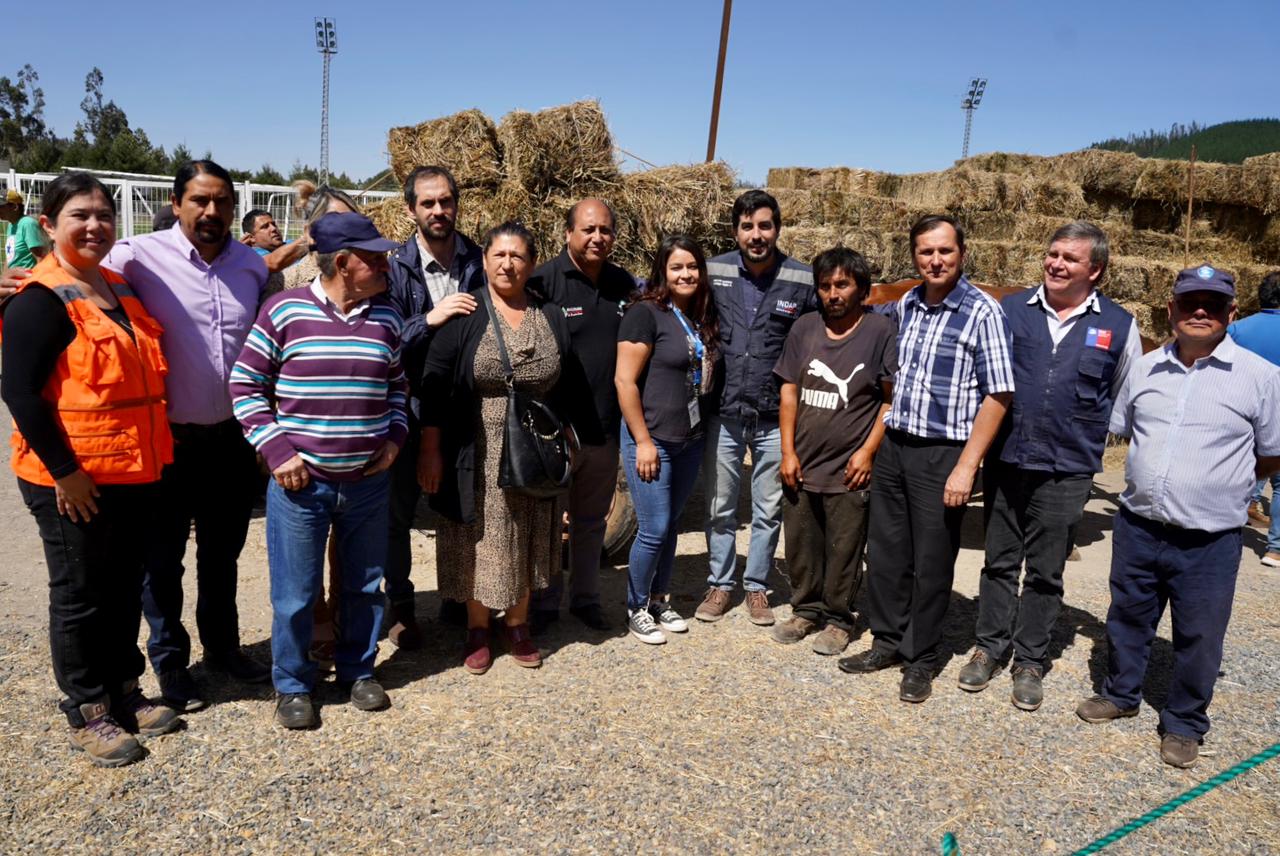 INDAP Araucanía entrega 31 toneladas de concentrado animal en Galvarino y anuncia concurso de suelos de emergencia para afectados    