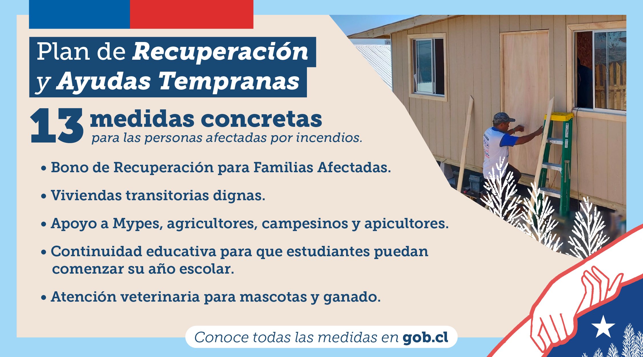 Presidente Boric anuncia Plan de recuperación y ayudas tempranas de Gobierno para familias afectadas