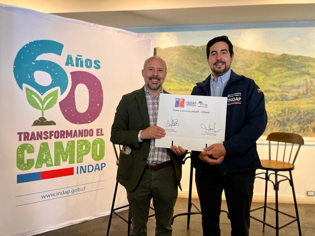 INDAP y CONAF firman importante convenio que permitirá facilitar el acceso a financiamiento para restauración de bosques nativos