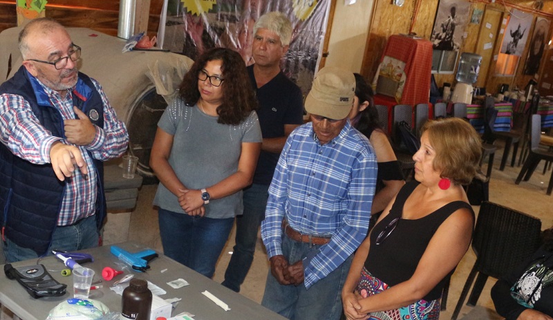 Capacitación enfermería caprina Copiapó