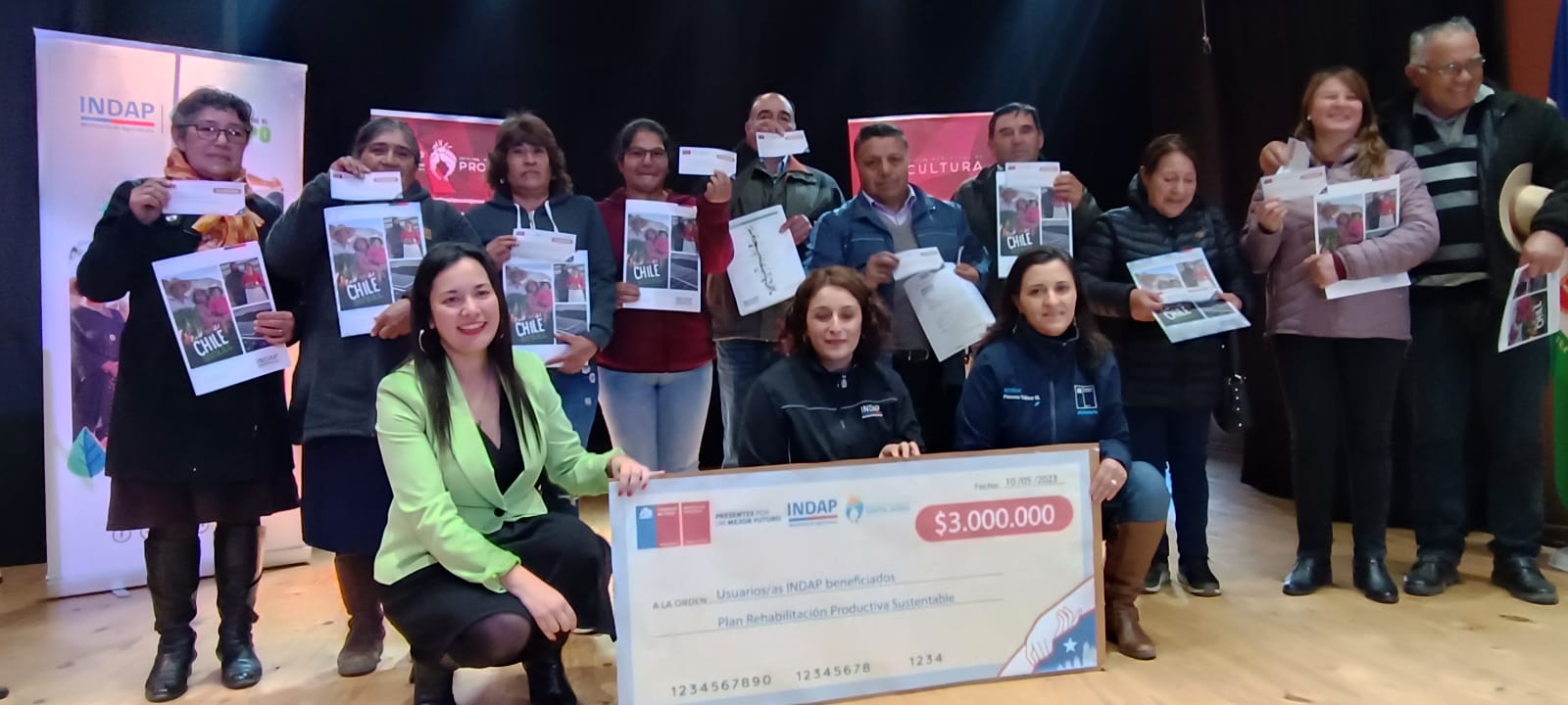 INDAP inicia entrega de bonos de recuperación productiva para agricultores de Santa Juana INDAP inicia entrega de bonos de recuperación productiva para agricultores de Santa Juana