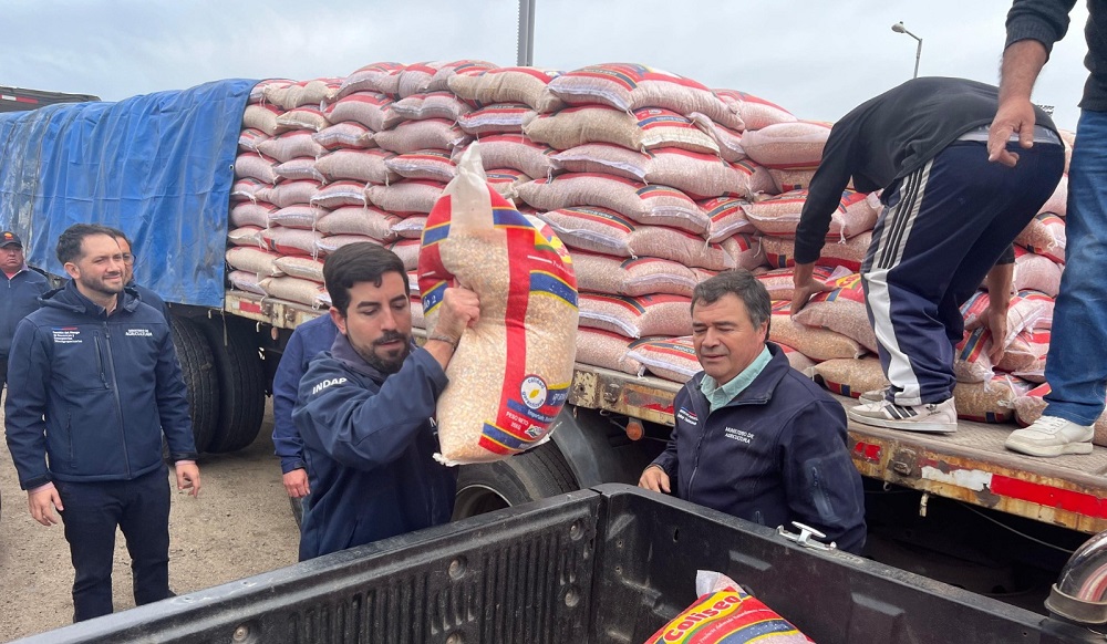 Entrega de ayuda por sequía provincia Limarí 1