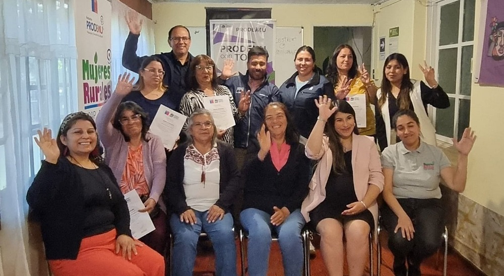 Egreso Programa Mujeres Rurales en Choapa
