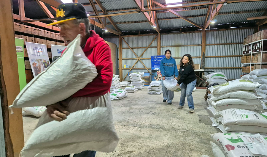 Forraje para familias campesinas de Magallanes
