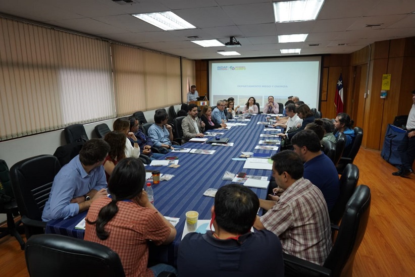 Vista del equipo nacional de Riego de INDAP completo