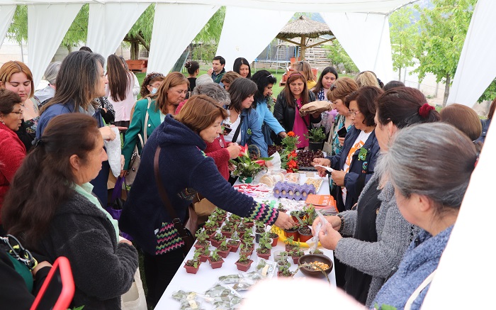 Día Mujeres Rurales OHiggins - intercambio semillas