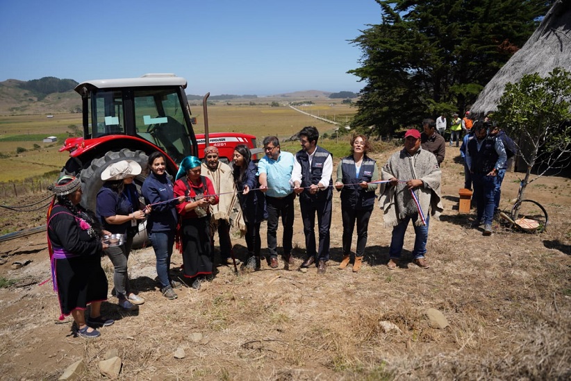 Entrega de tractor en Quidico