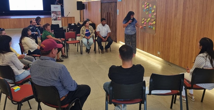 Productoras y productores en el taller de Economía Circular realizado en 4 comunas de Coquimbo
