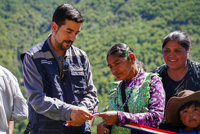 Inauguración riego Comunidad Malla Malla 3