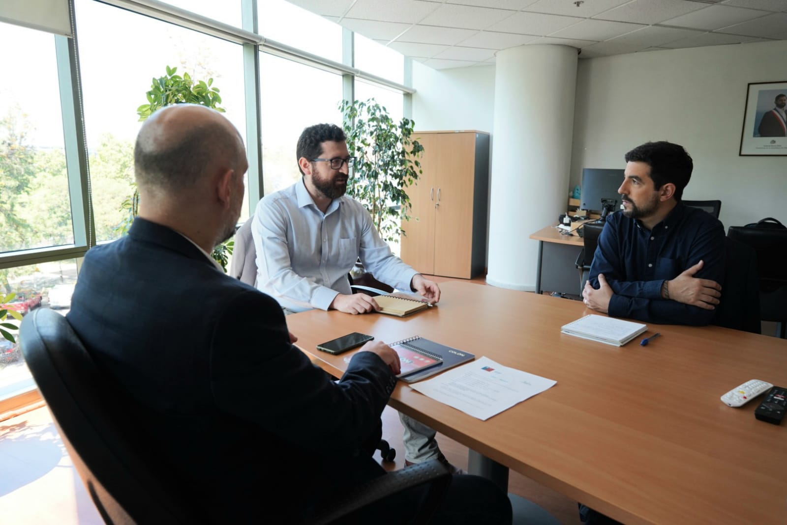 La reunión la encabezaron el secretario ejecutivo de CNR y el director nacional de INDAP