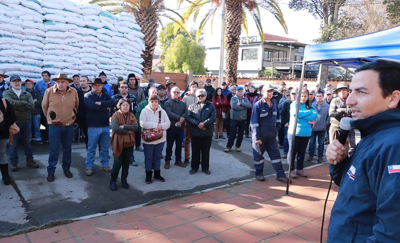 Entrega forraje Coltauco 1