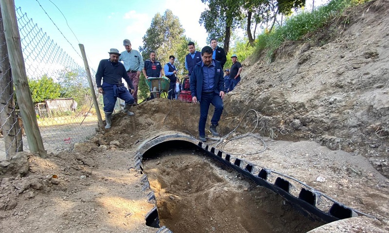 Obras canal Majadillas de Rauco 1