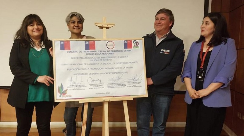 Convenio mujeres rurales INDAP Araucanía