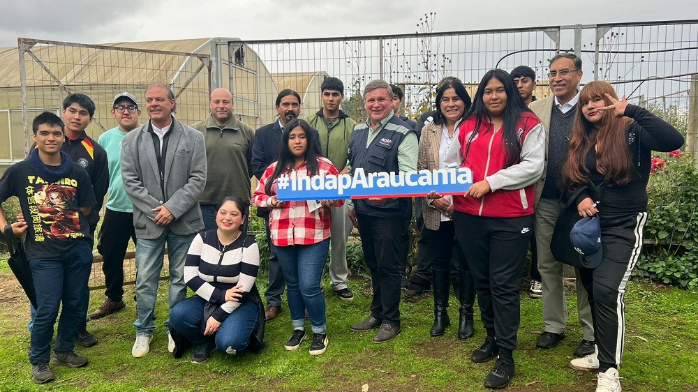 Apoyo de Indap a liceos agrícolas de La Araucanía