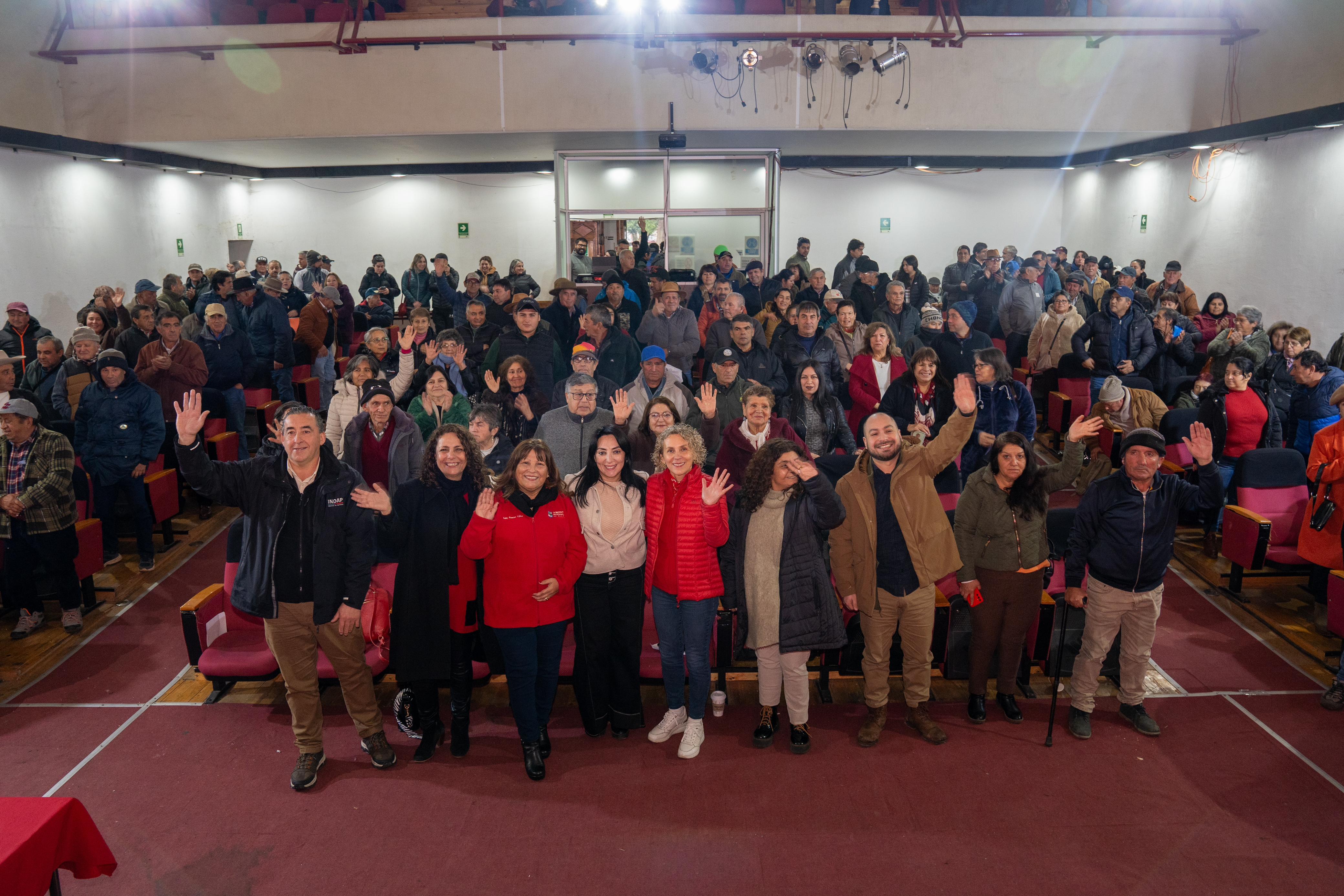 La Seremi de Agricultura, INDAP, el Gore de Maule y el municipio de Molina participaron en el acto