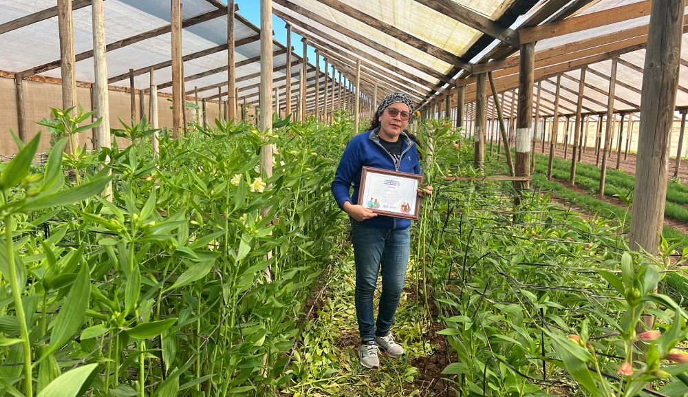 Sandra Plaza - horticultora y floricultora Pan de Azúcar