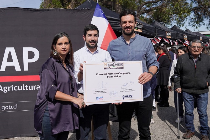 INDAP Inaugura Nuevo Mercado campesino en Maipú-Portada