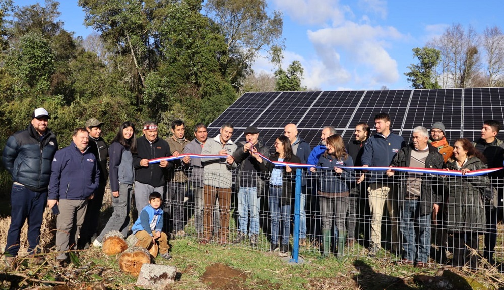 Obra de riego asociativo comunidad Saturnino Leal de la comuna de Los Lagos
