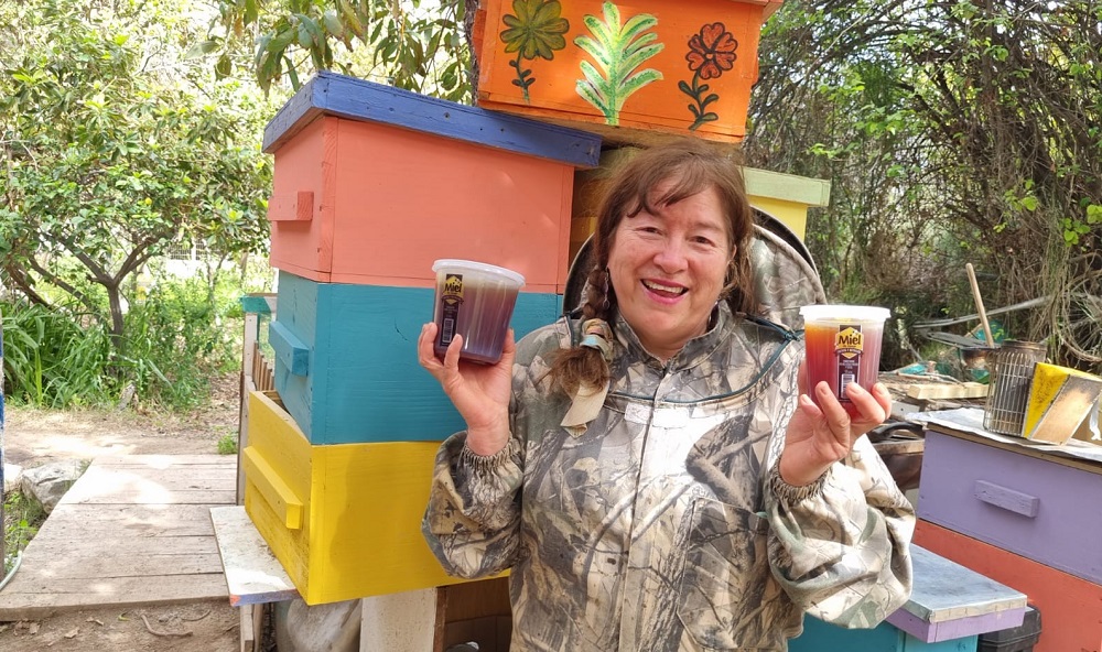Wilda Aguirre - apicultora de Vicuña