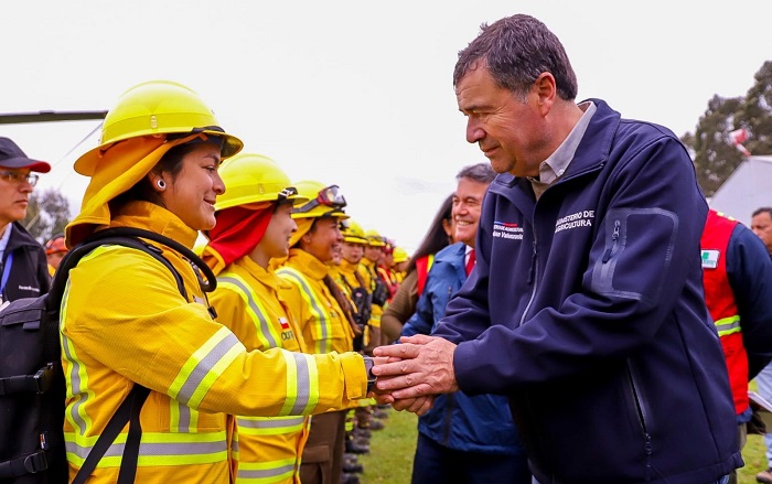 Lanzamiento plan combate incendios La Araucanía 2