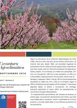 Coyuntura agroclimática (Minagri)