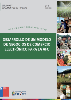 Desarrollo de un modelo de negocios de comercio electrónico para la AFC