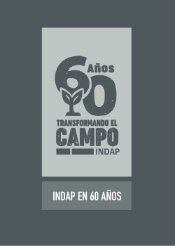 60 años de Indap