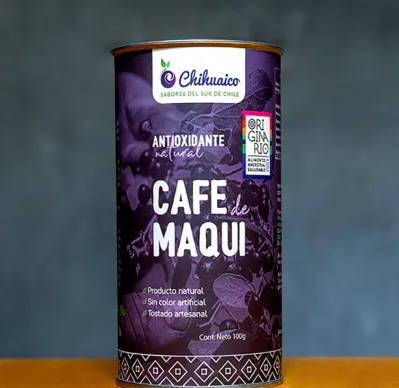 Café de Maqui, Productos Chihuaico, Región de La Araucanía