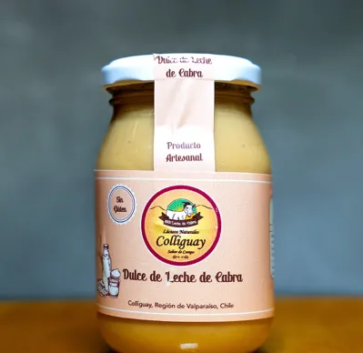 Dulce de leche de cabra "Lácteos Colliguay", Región de Valparaíso