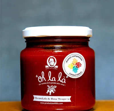 Rose hip jam, Oh-la-la Products, La Araucanía region