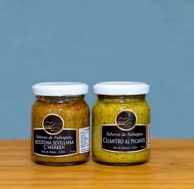 Sabores de Naltagua, Cilantro and Olive Spreads, Isla de Maipo, Metropolitan region