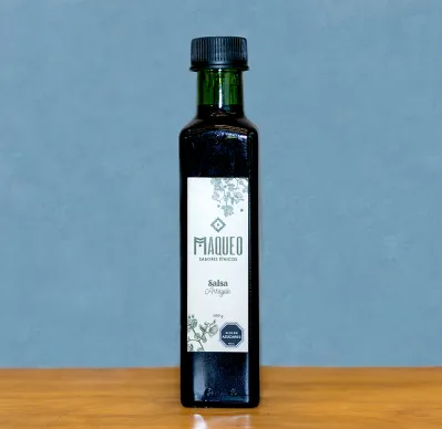 Maqueo sabores étnicos, Chilean Myrtle Berry Sauce, Futrono, Los Ríos Region