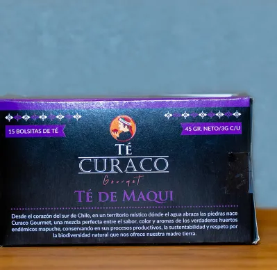 Curaco Gourmet, Dried Maqui Berry Tea, Cholchol, La Araucanía region