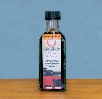 Vinagre Amelia, Maqui Berry Vinegar, commune of Puerto Saavedra, La Araucanía Region